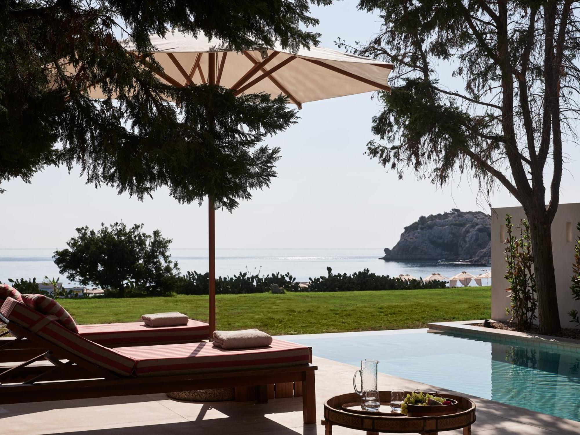 Port Royal Villas&Spa - Adults Only Kolymbia Dış mekan fotoğraf